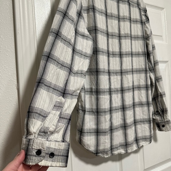 Cuidado con el Perro Black & White Flannel Men's L, Large - Picture 5 of 5